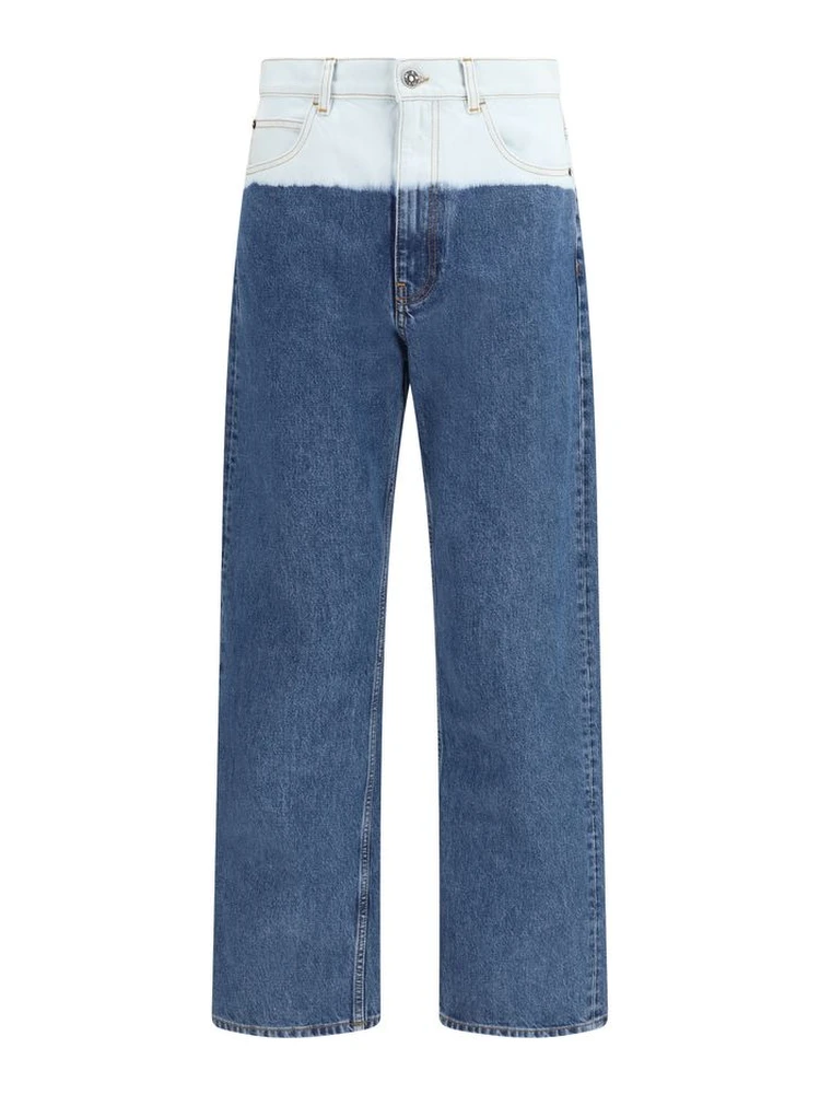 Blue Cotton Jeans Denim