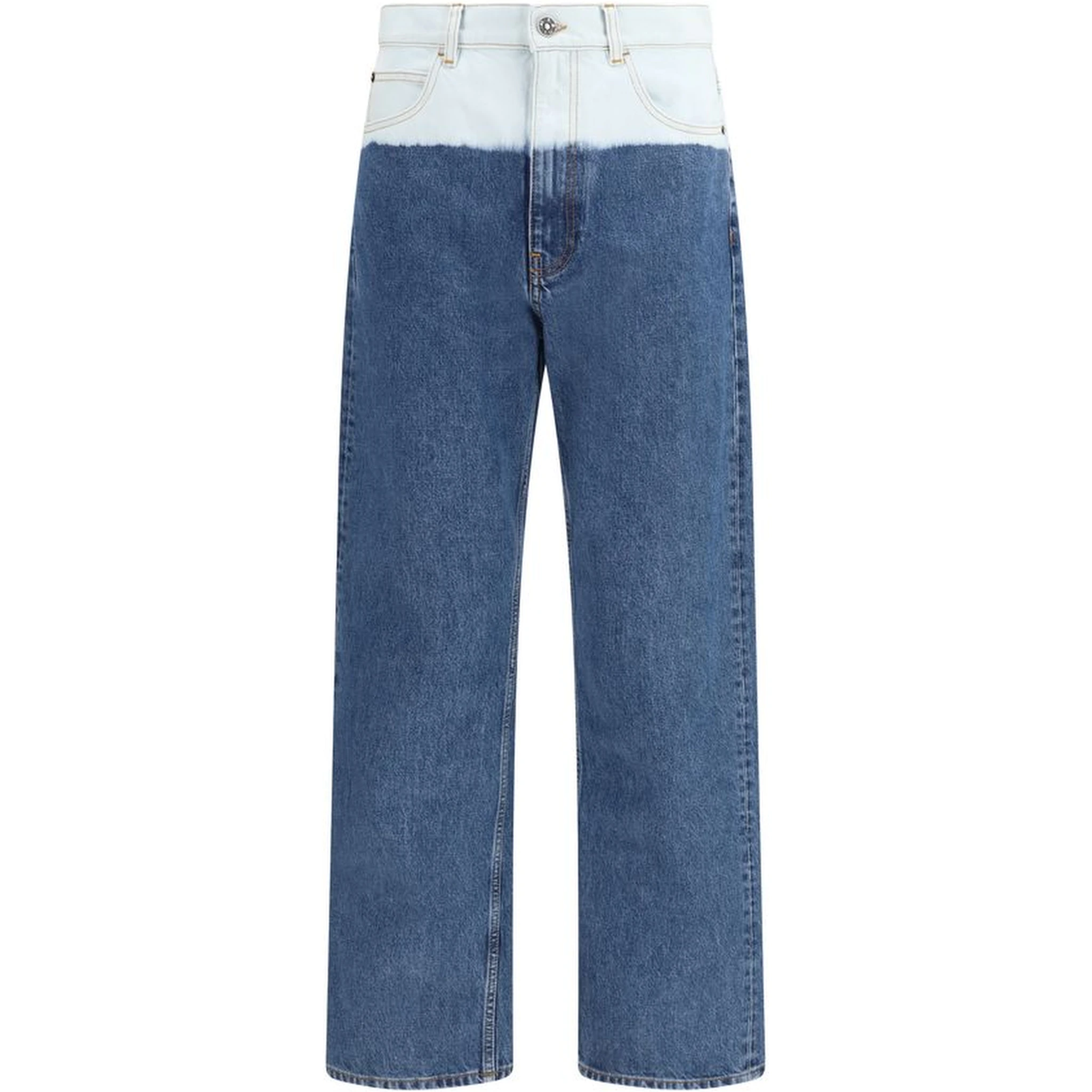 Blue Cotton Jeans Denim