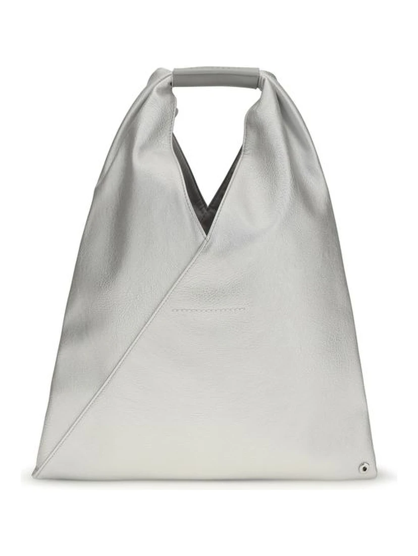 Silver Polyethylene Handbag