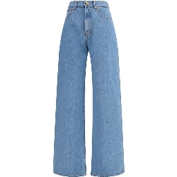 Blue Cotton Jeans Denim
