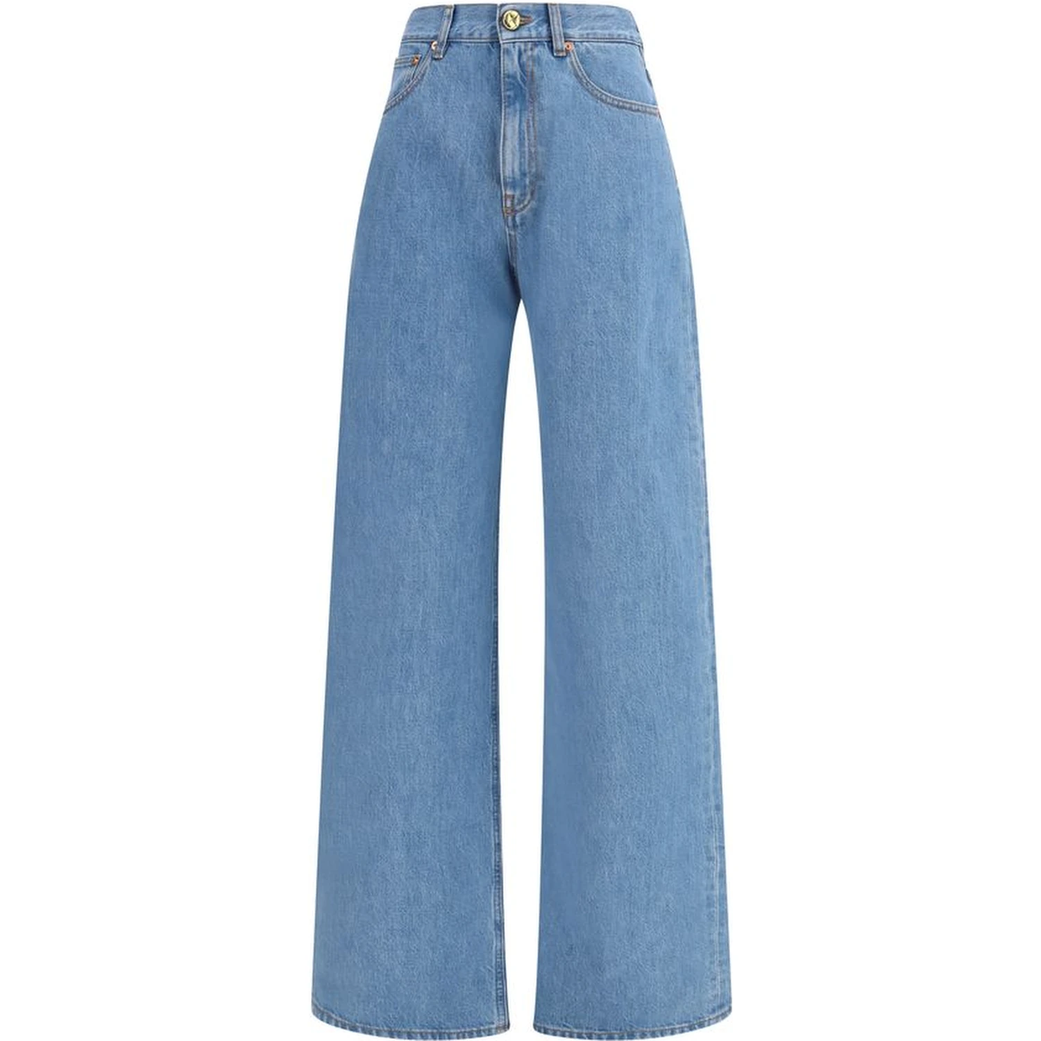 Blue Cotton Jeans Denim
