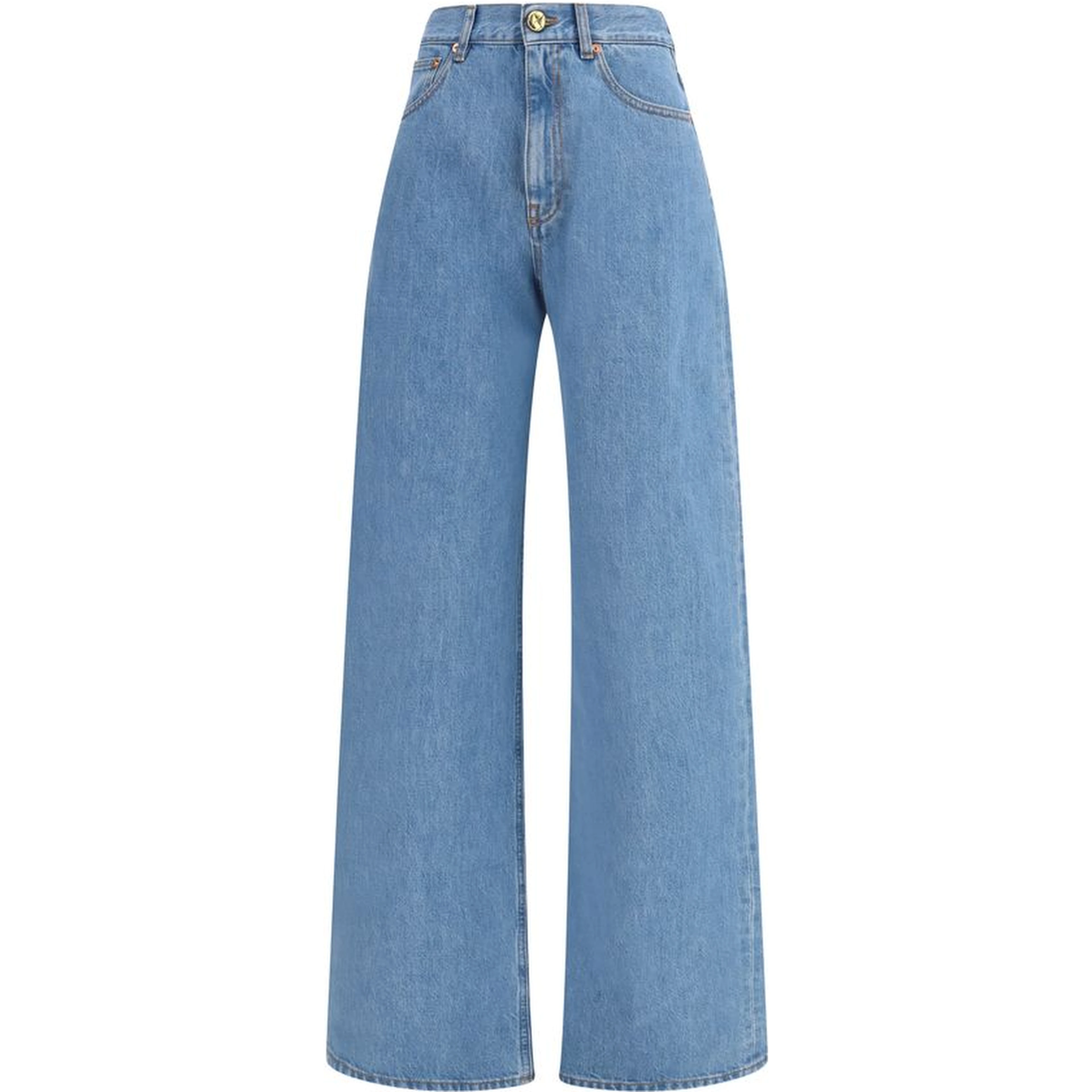 Blue Cotton Jeans Denim