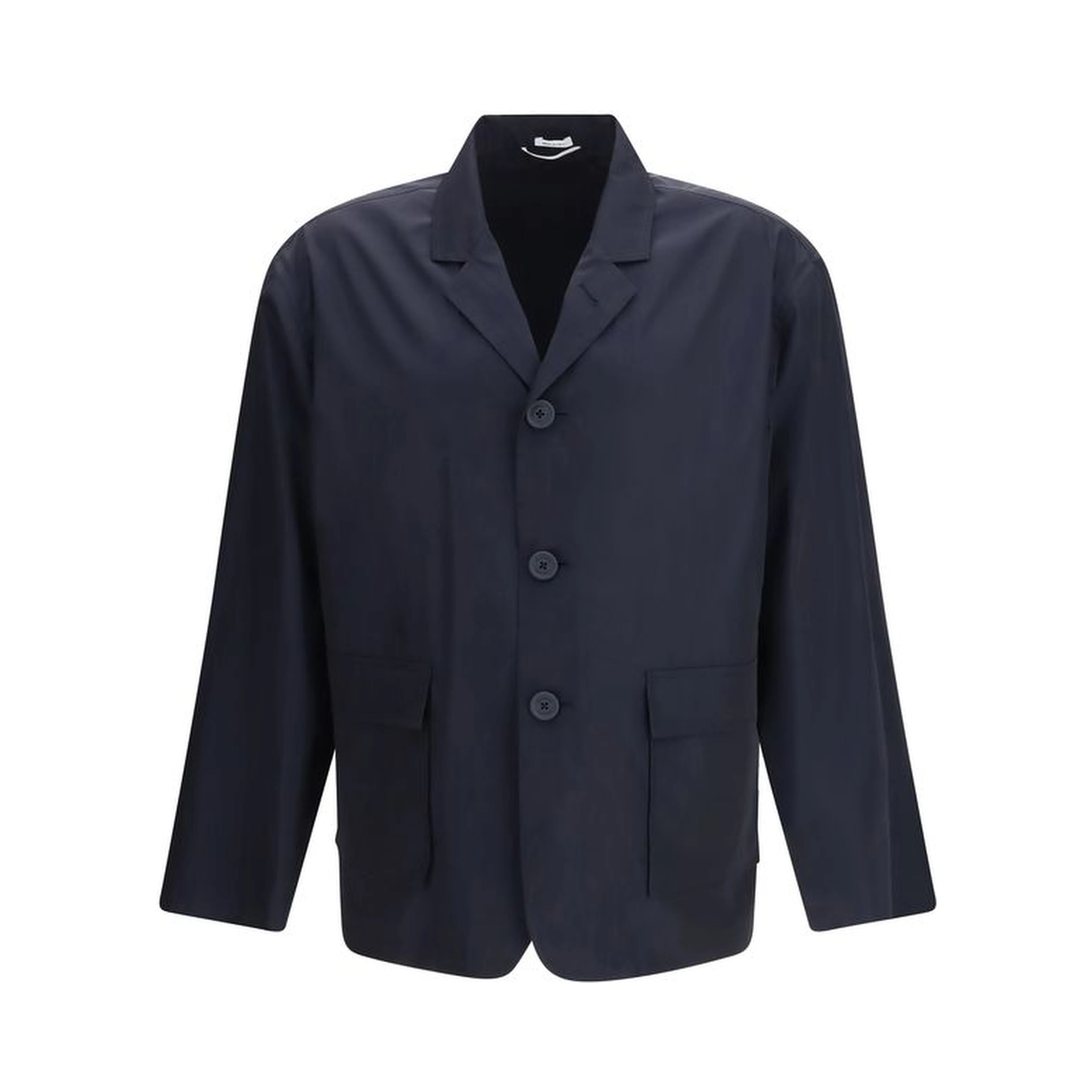 Blue Polyester Coat