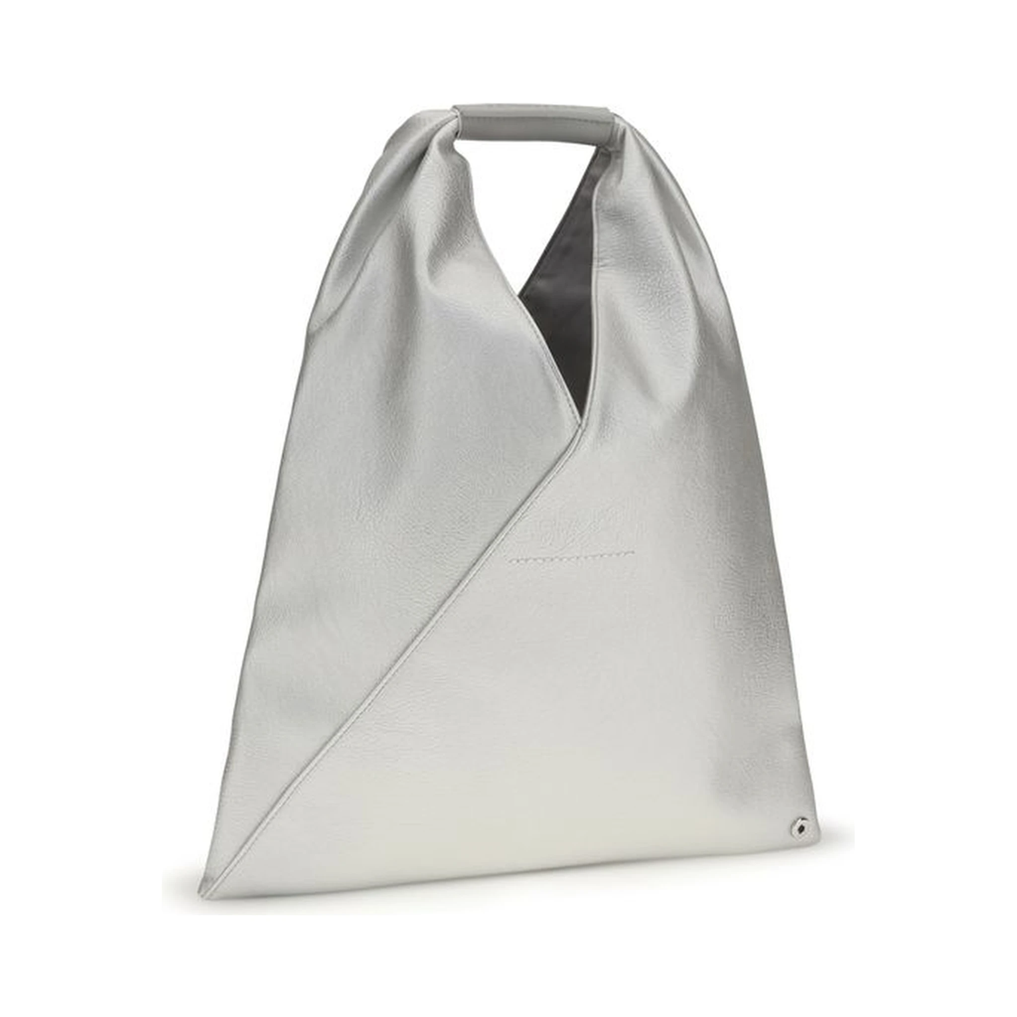 Silver Polyethylene Handbag