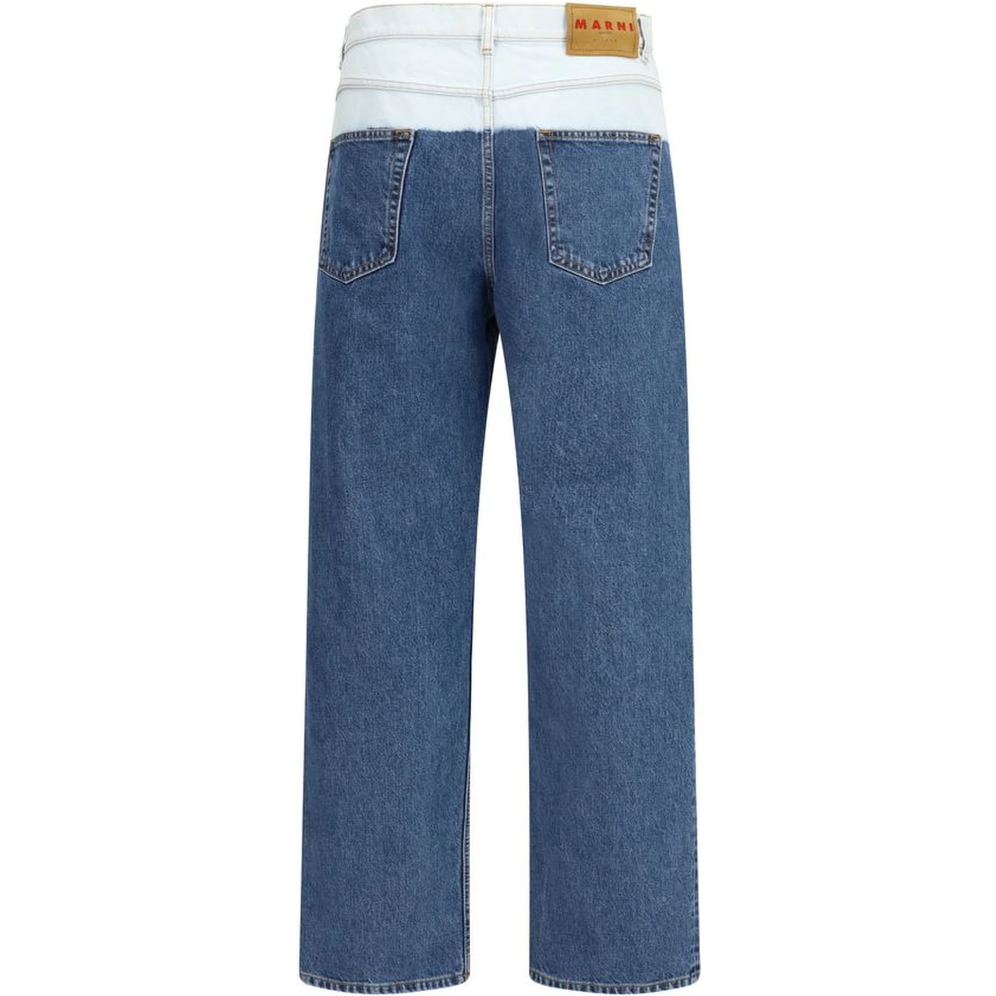 Blue Cotton Jeans Denim