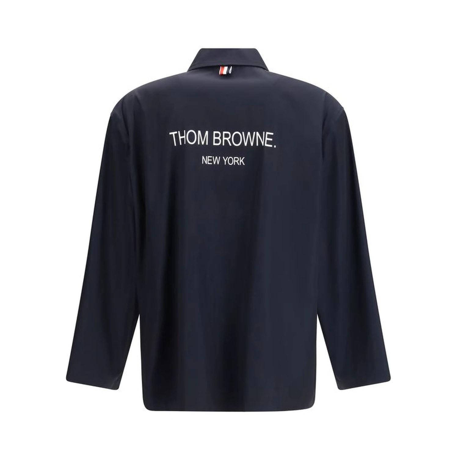 Blue Polyester Coat