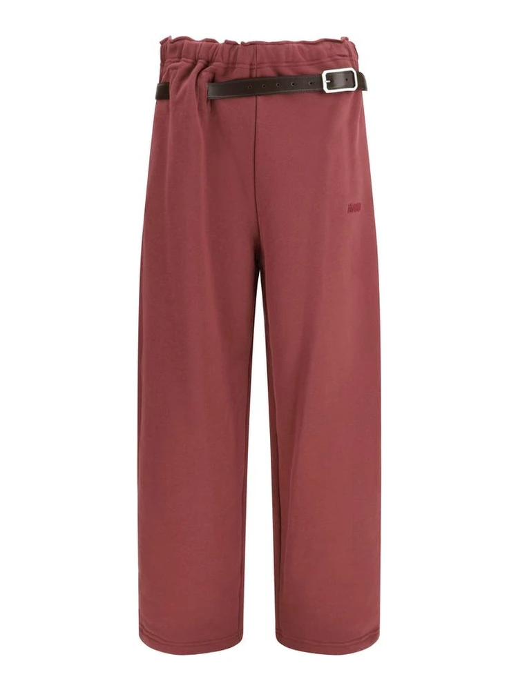 Multicolor Cotton Casual Pants