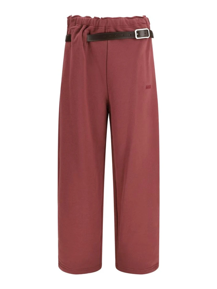 Multicolor Cotton Casual Pants