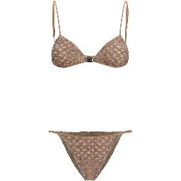 Brown Viscose Bikini