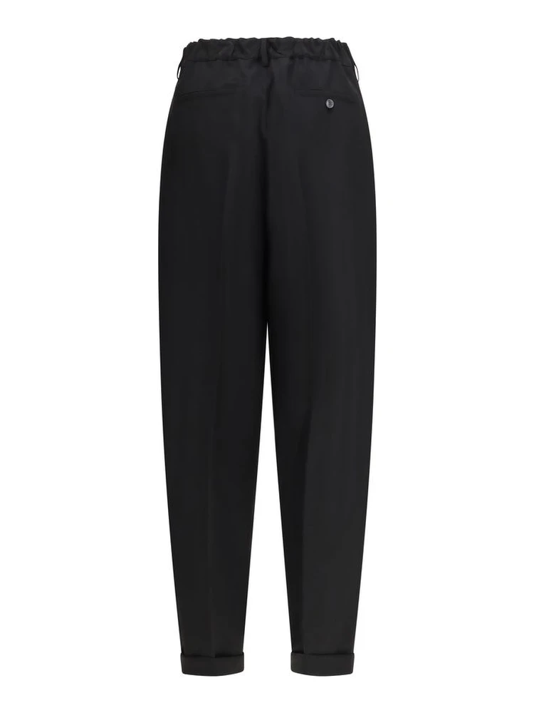 Black Fleece Wool Casual Pants alternative