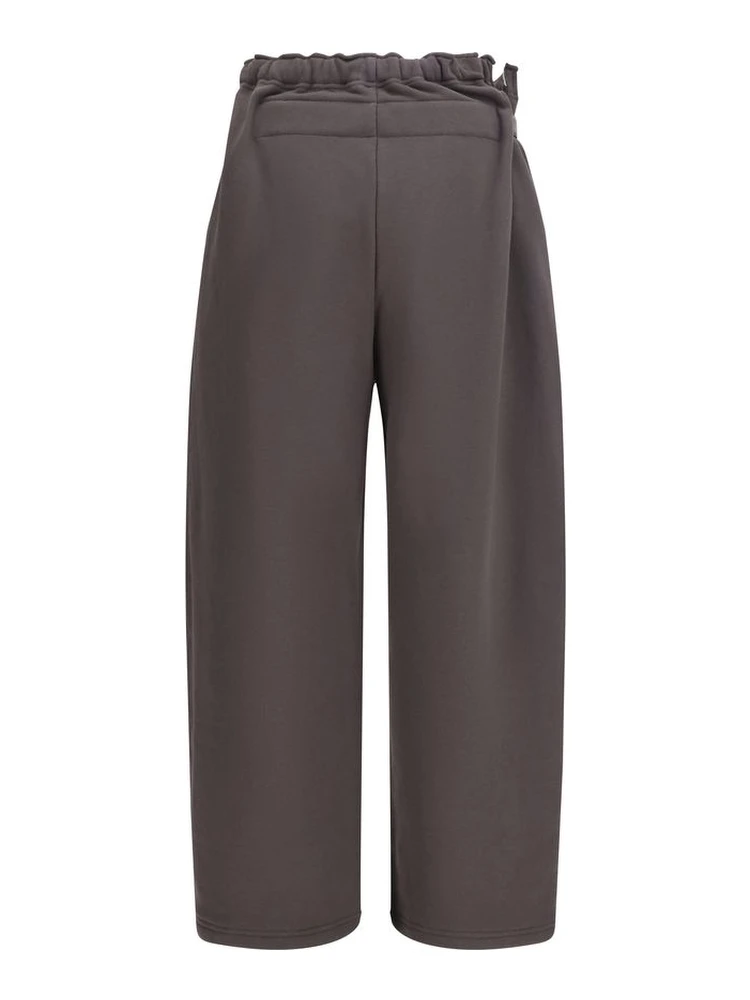 Brown Cotton Athletic Pants alternative