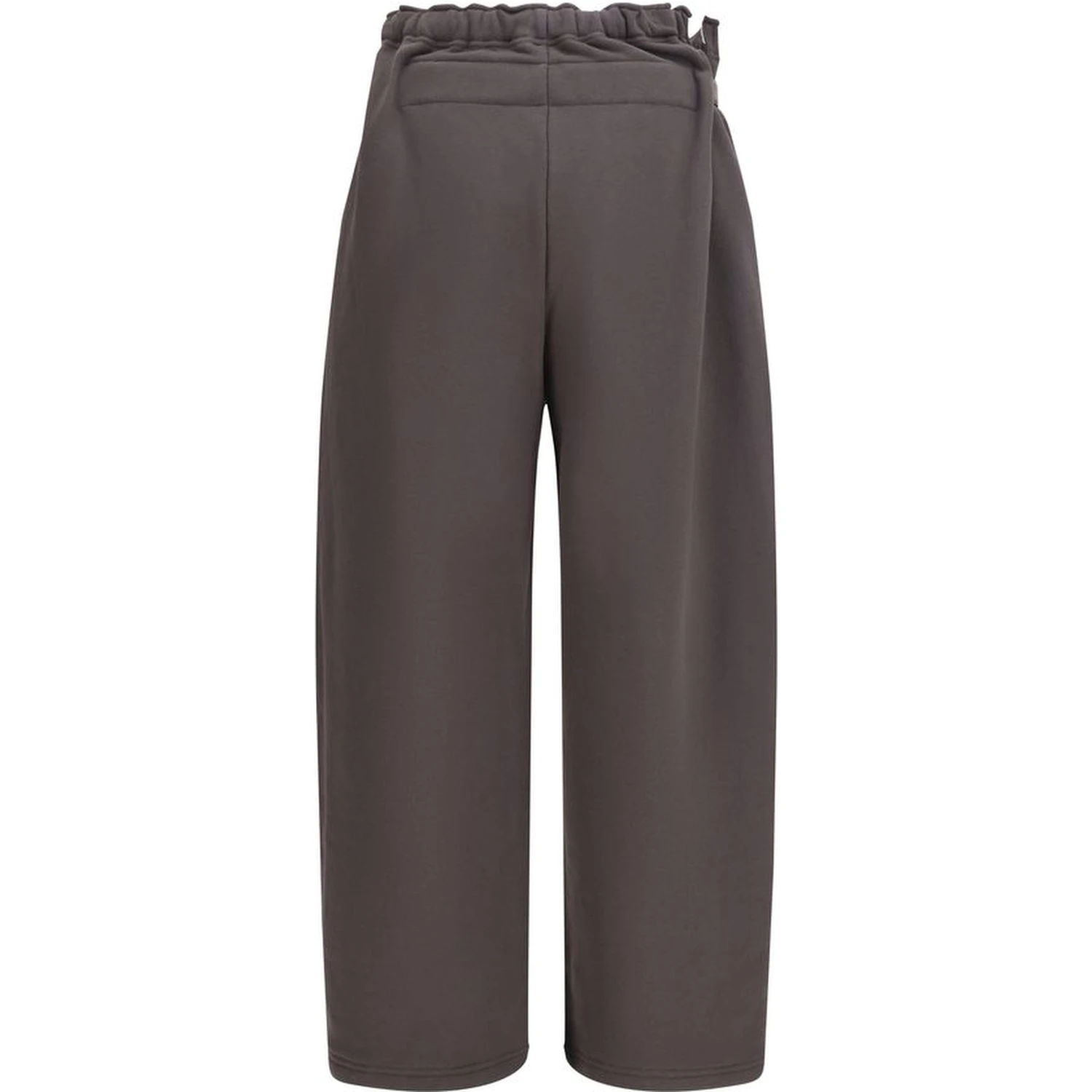 Brown Cotton Athletic Pants