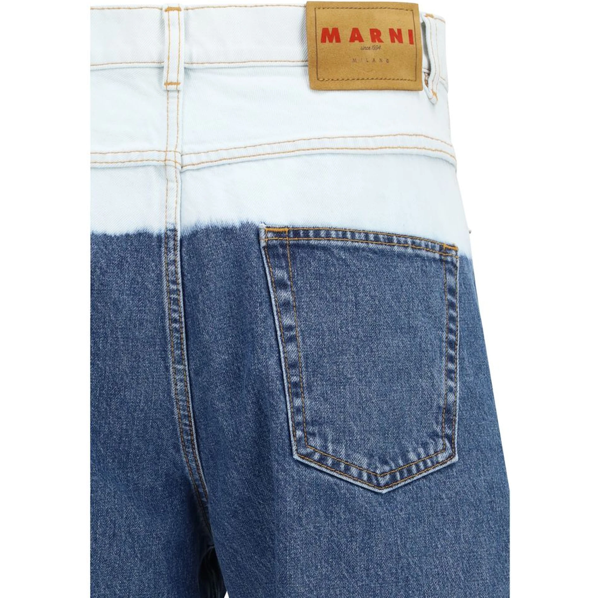 Blue Cotton Jeans Denim
