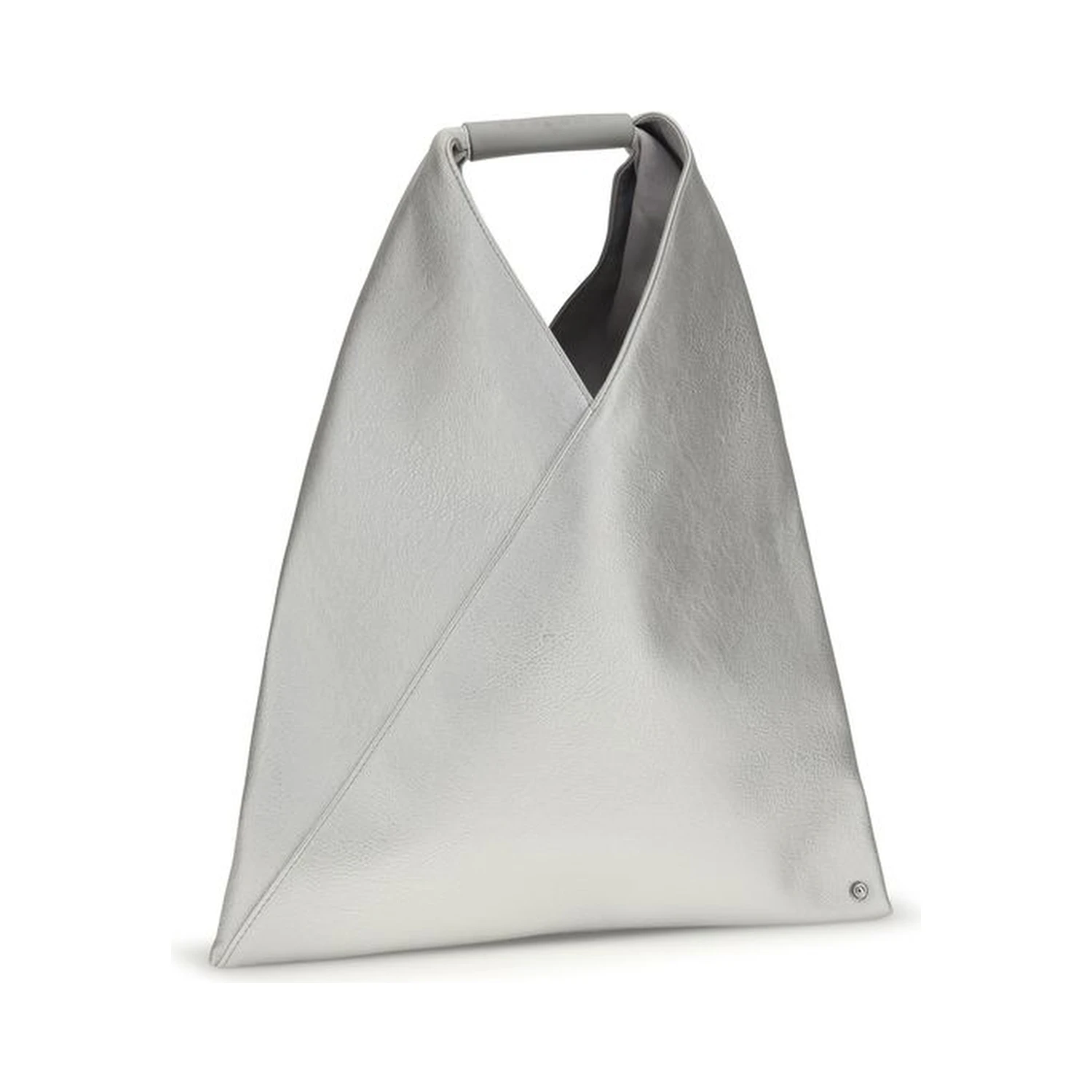 Silver Polyethylene Handbag