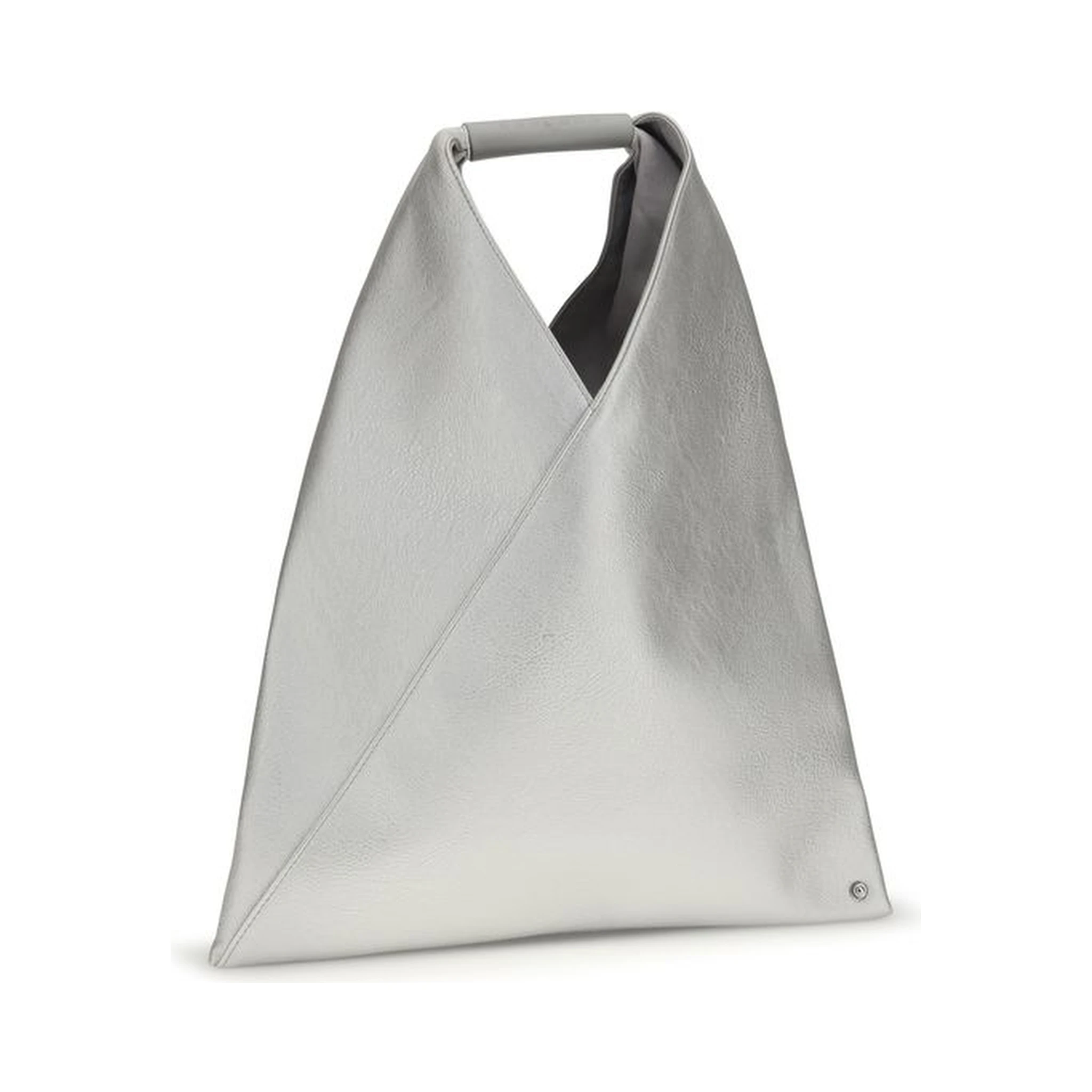 Silver Polyethylene Handbag