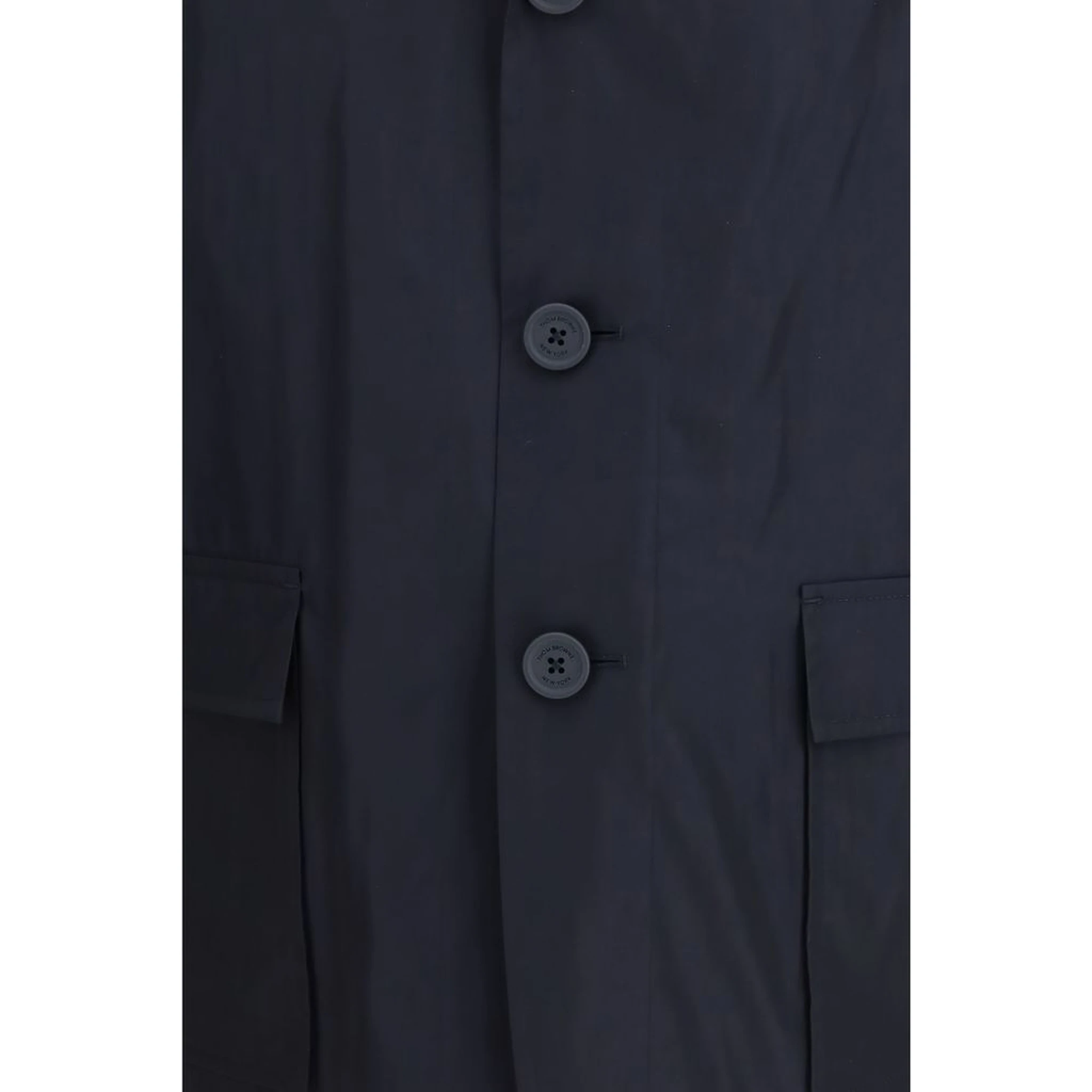 معطف بوليستر أزرق