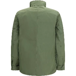 معطف قطني ثنائي اللون