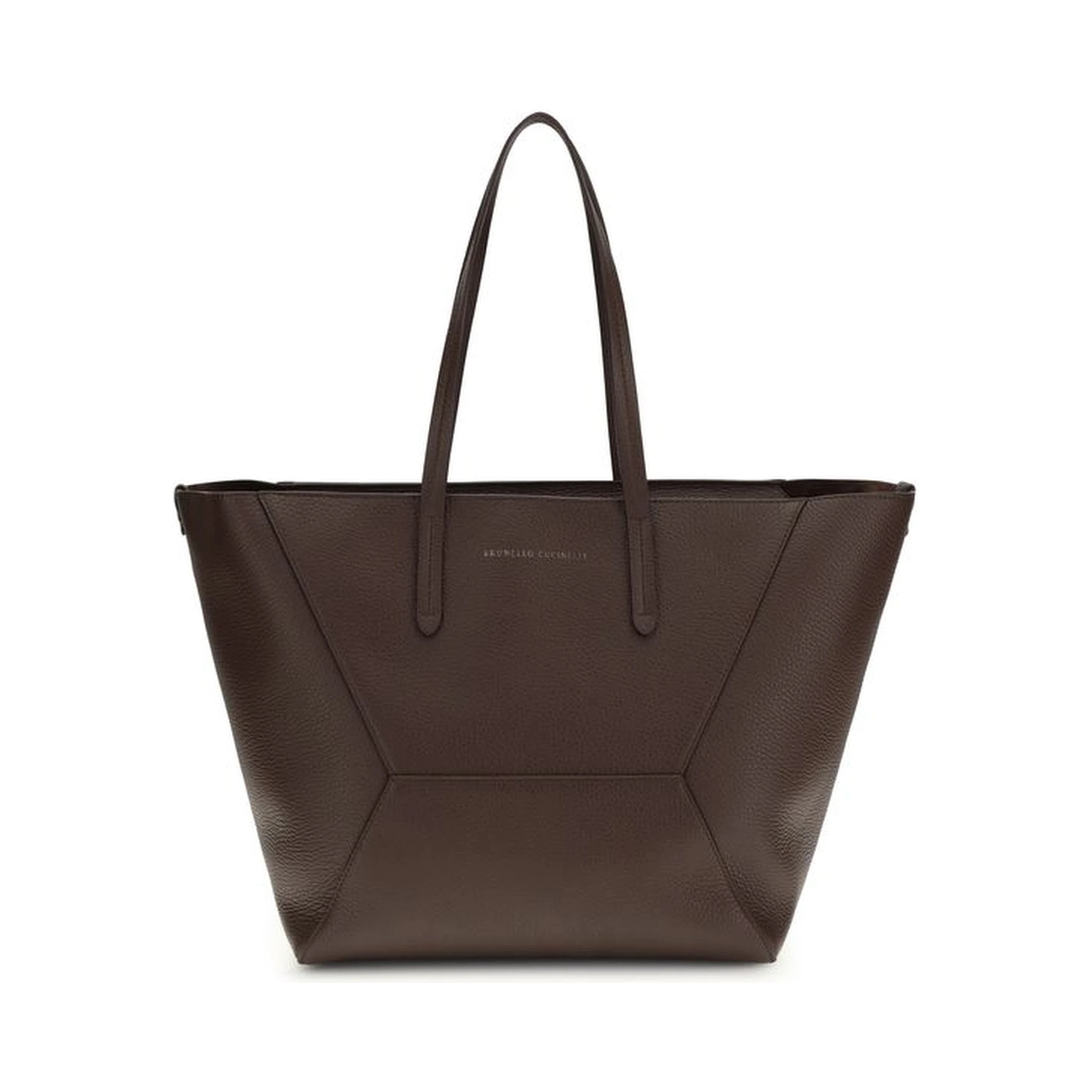 حقيبة كتف بوس توروس من جلد العجل البني