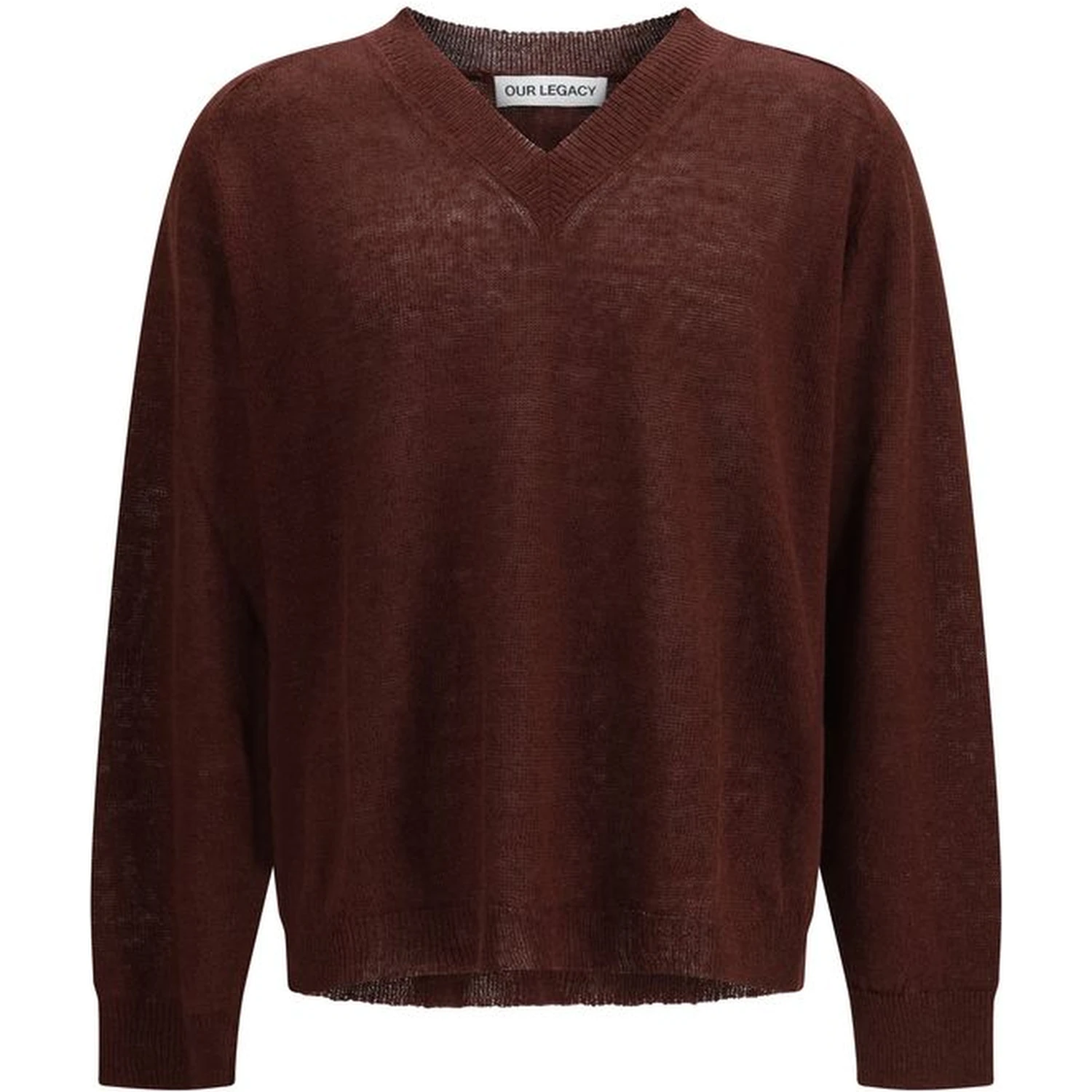 Bordeaux Linen Sweatshirt