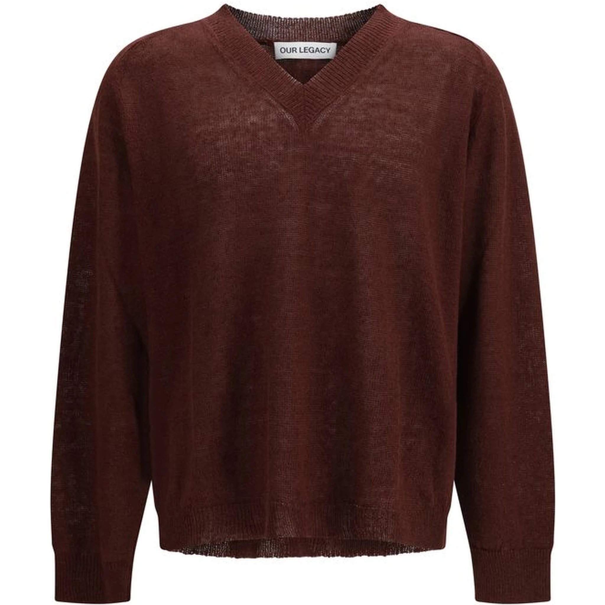 Bordeaux Linen Sweatshirt