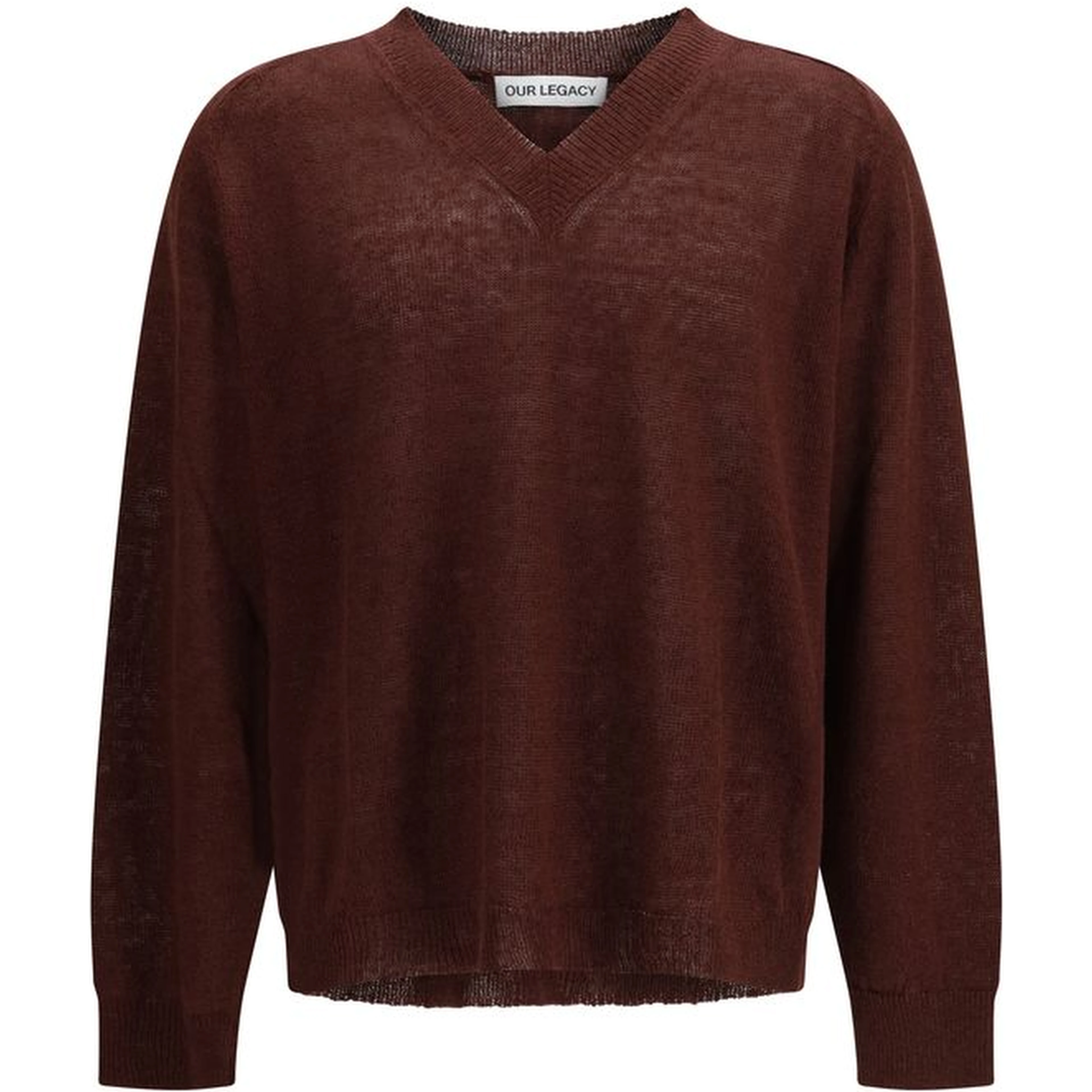 Bordeaux Linen Sweatshirt