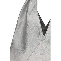 Silver Polyethylene Handbag