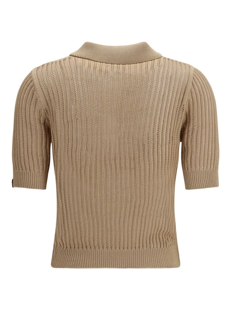 Beige Cotton Polo Shirt alternative
