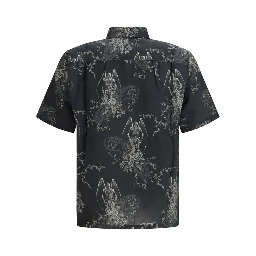 Gray Cotton Pattern Shirt