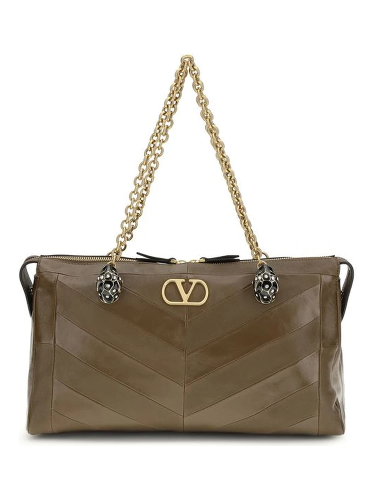 Brown Calf Leather Bos Taurus Shoulder Bag