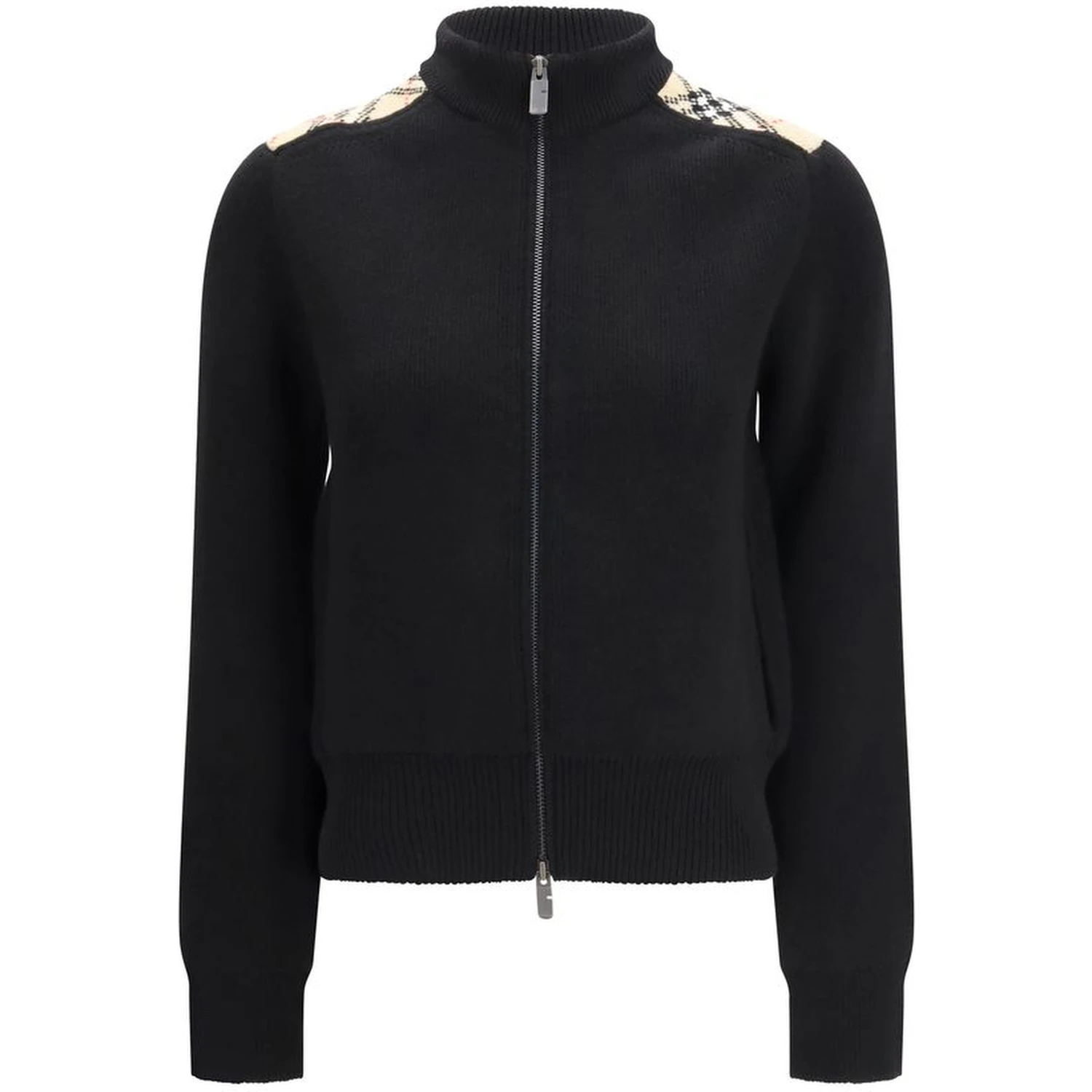 Black Wool Cardigan