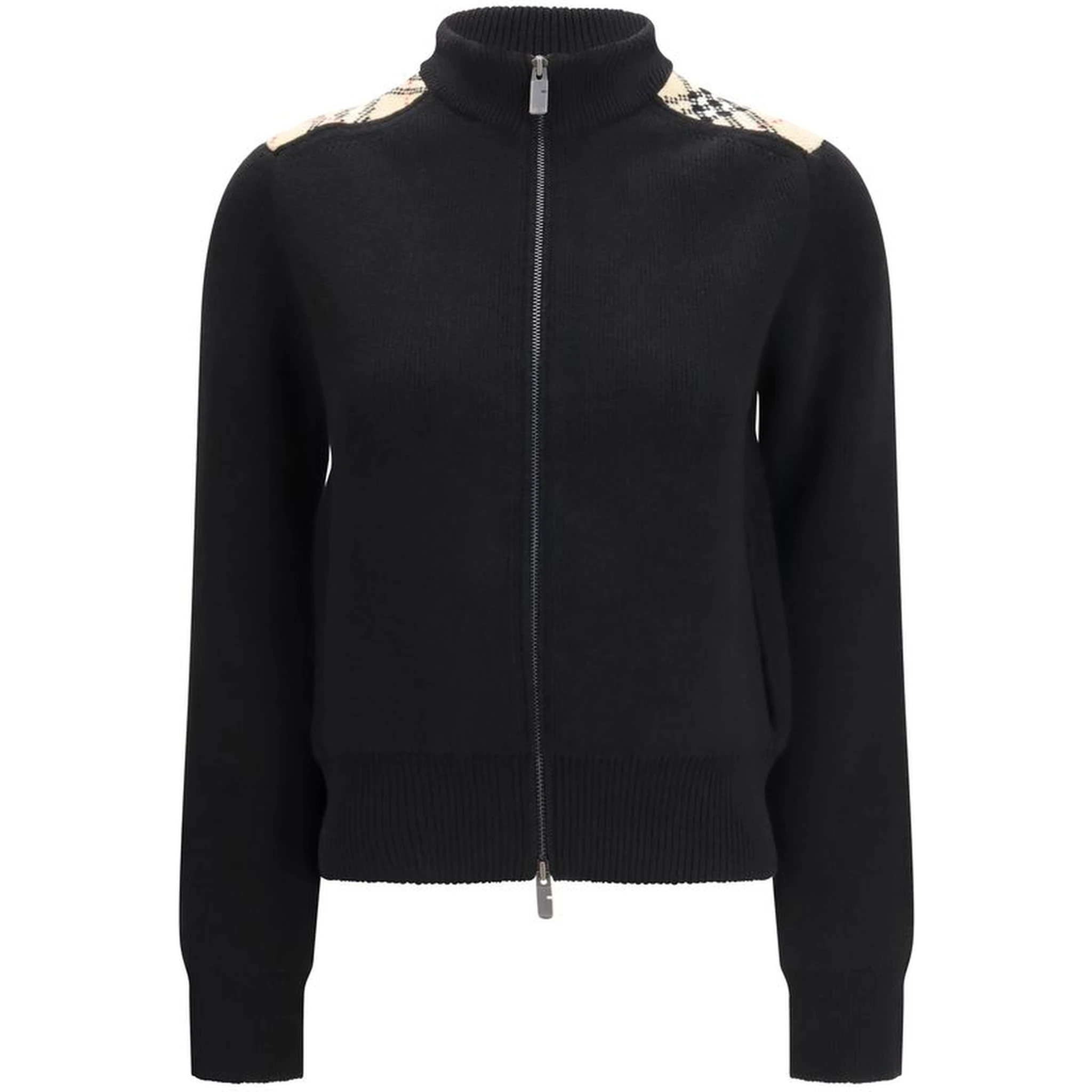 Black Wool Cardigan