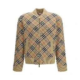 Beige Wool Bomber