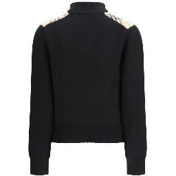 Black Wool Cardigan