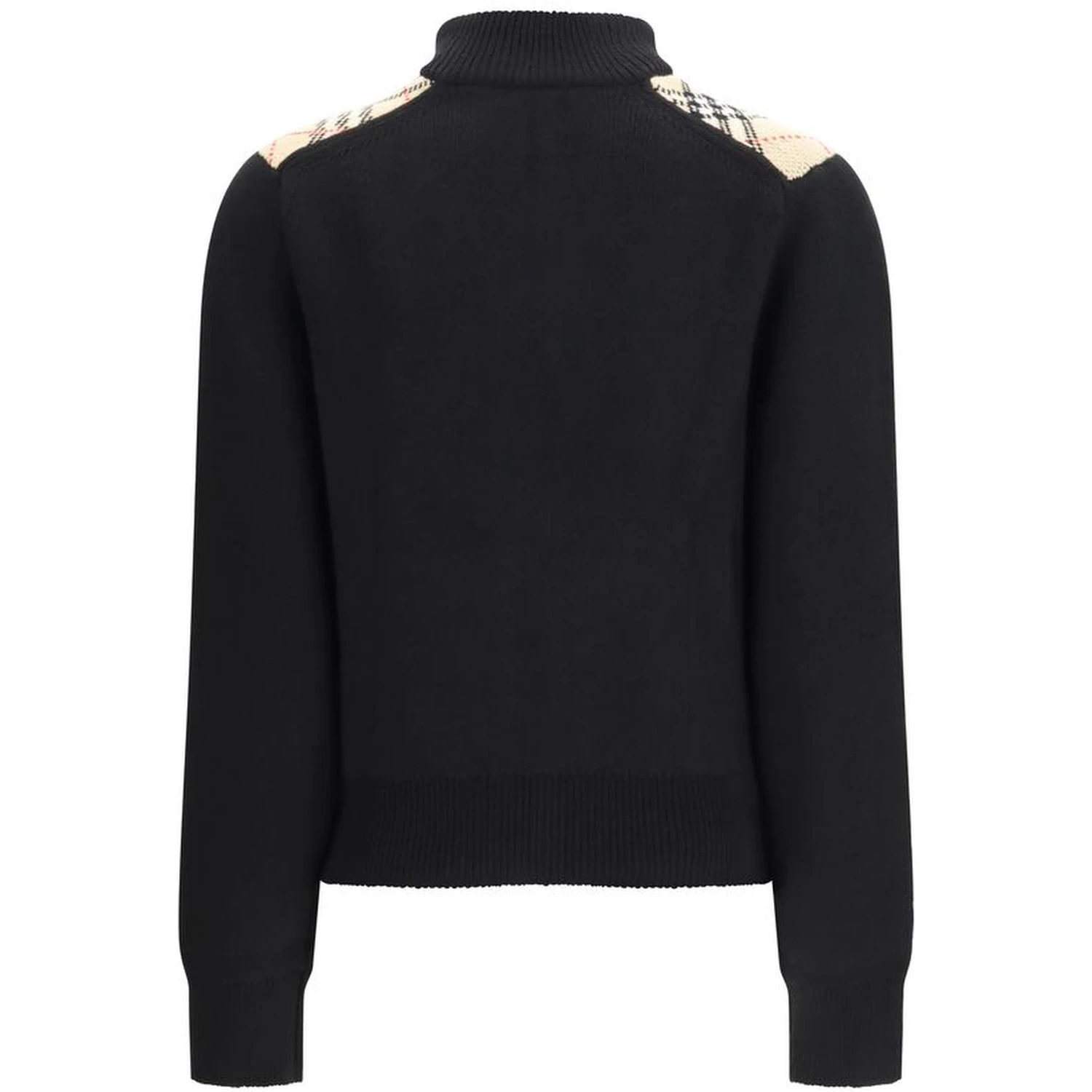Black Wool Cardigan