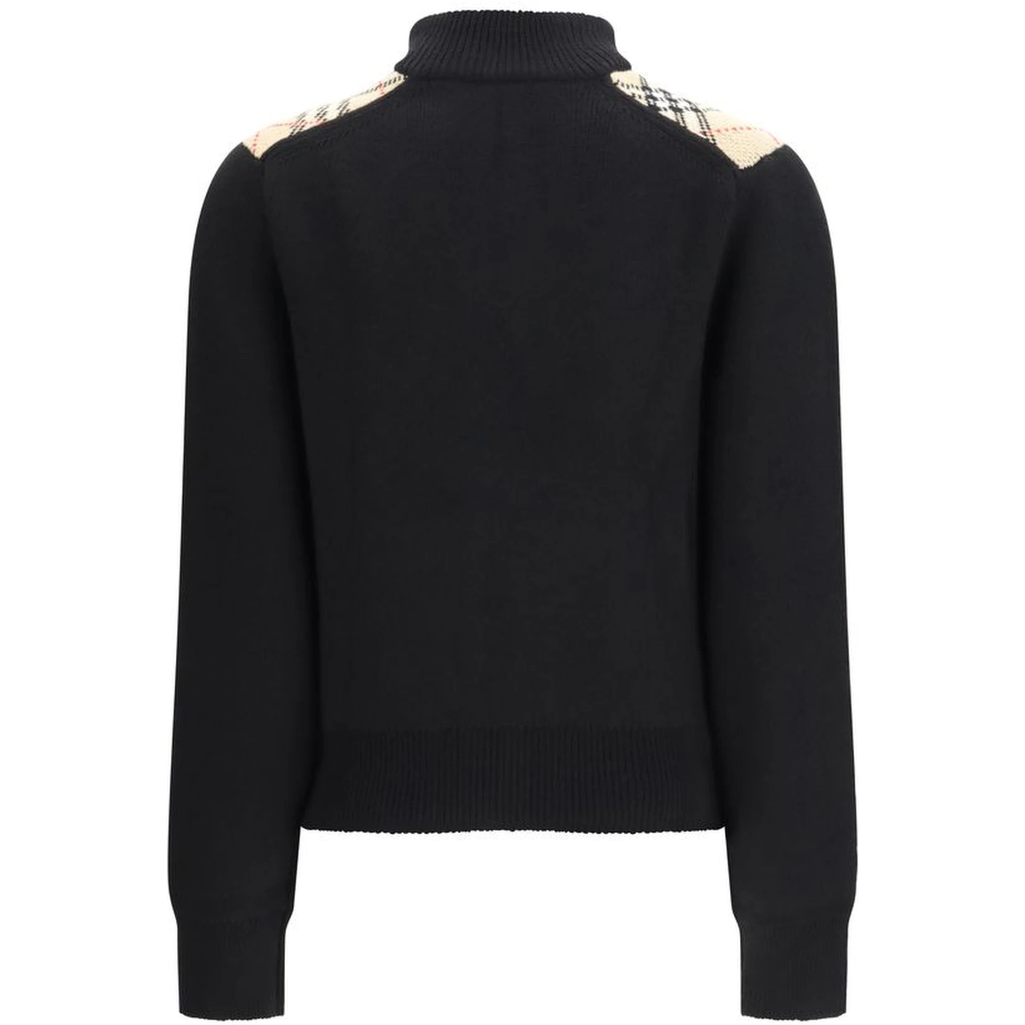 Black Wool Cardigan