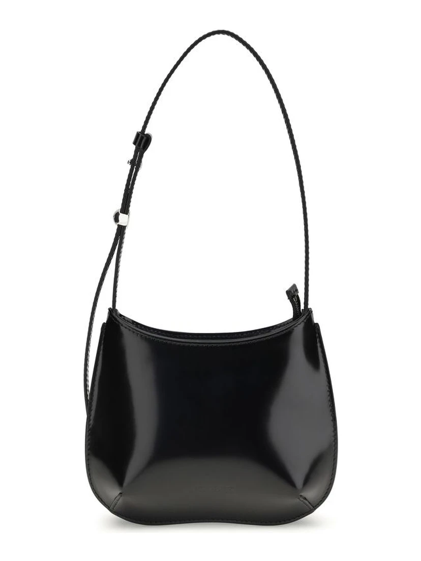 Black Calf Leather Bos Taurus Shoulder Bag