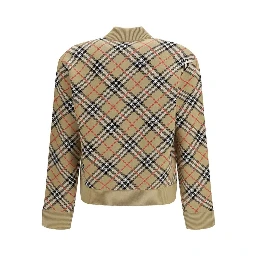 Beige Wool Bomber