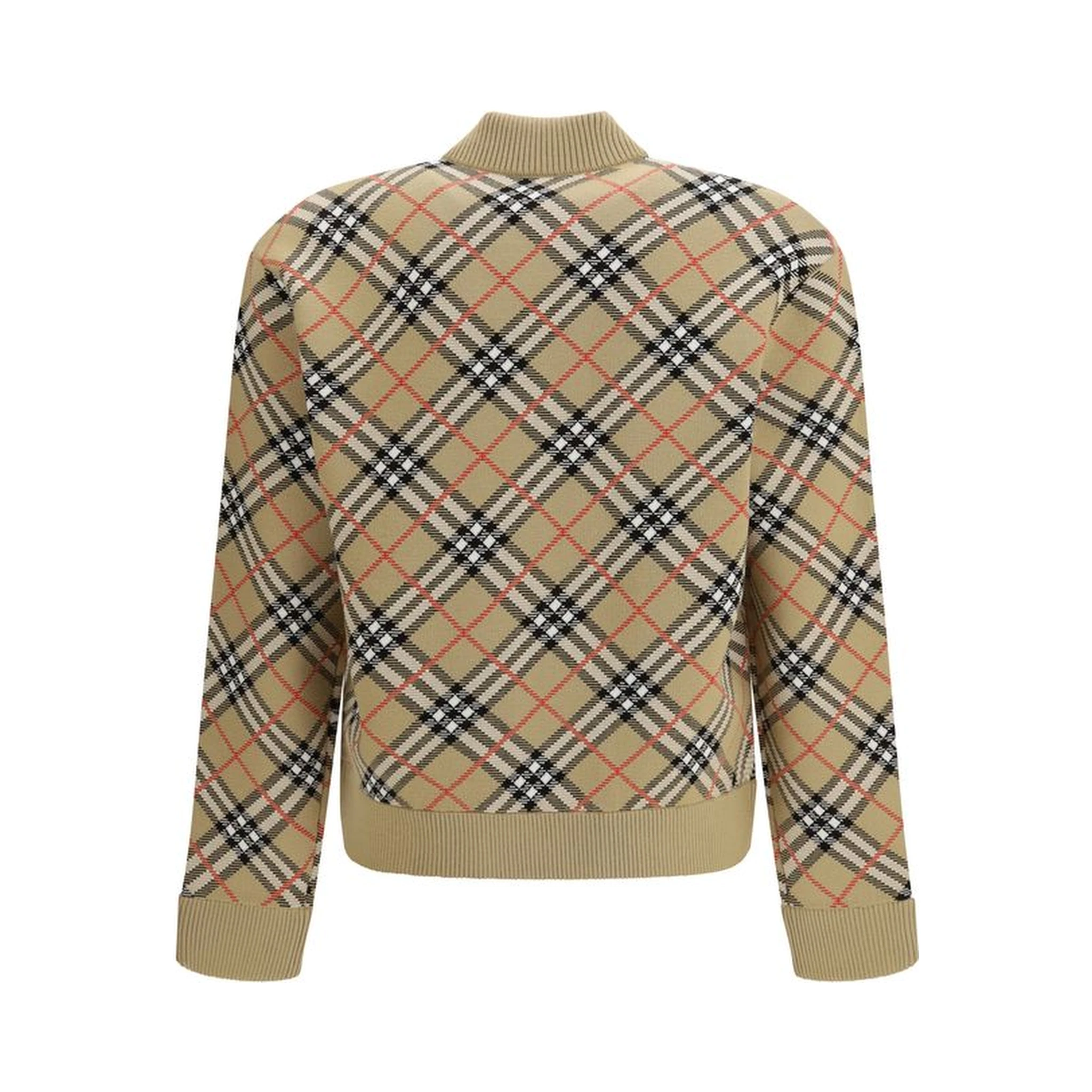 Beige Wool Bomber