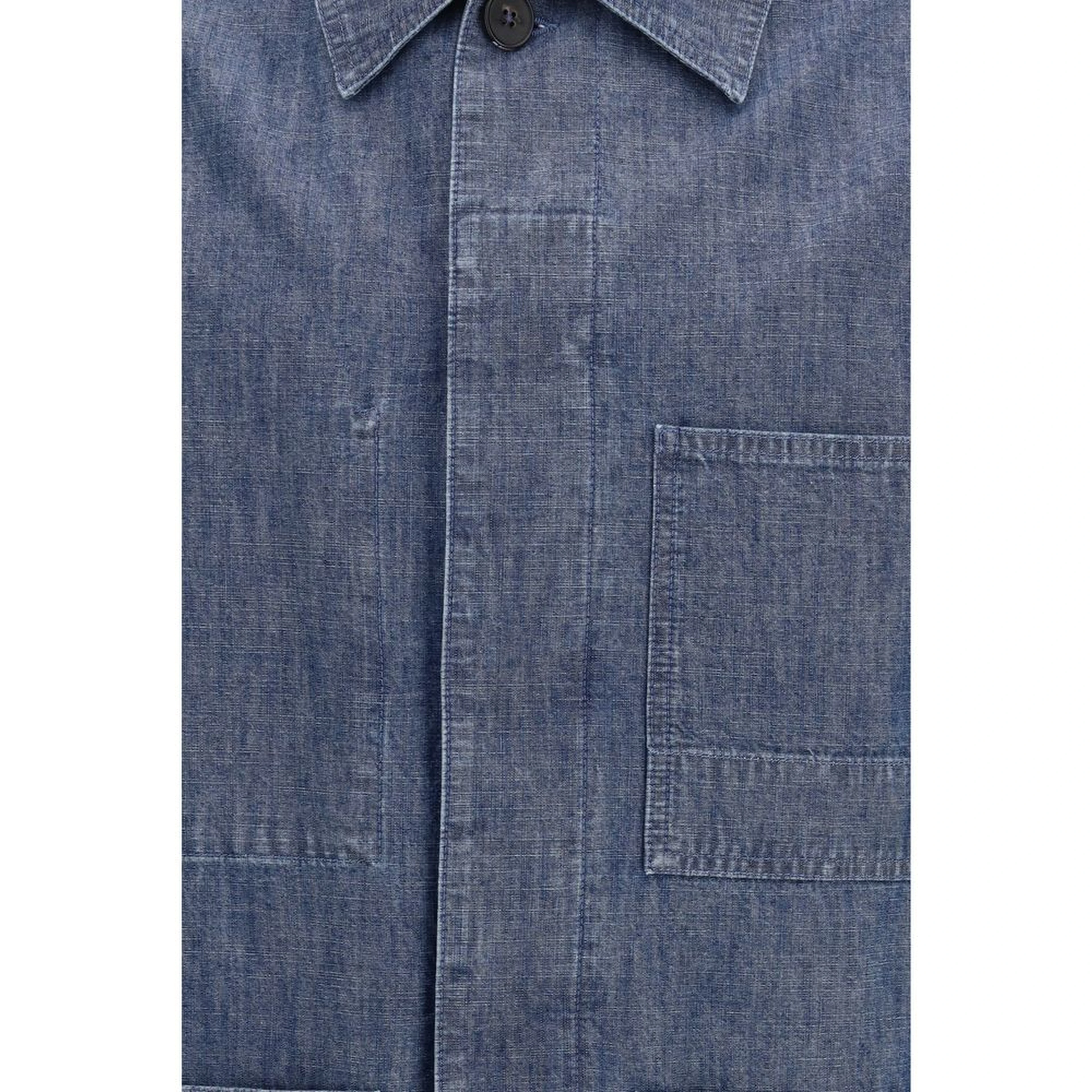 Blue Cotton Denim Jacket