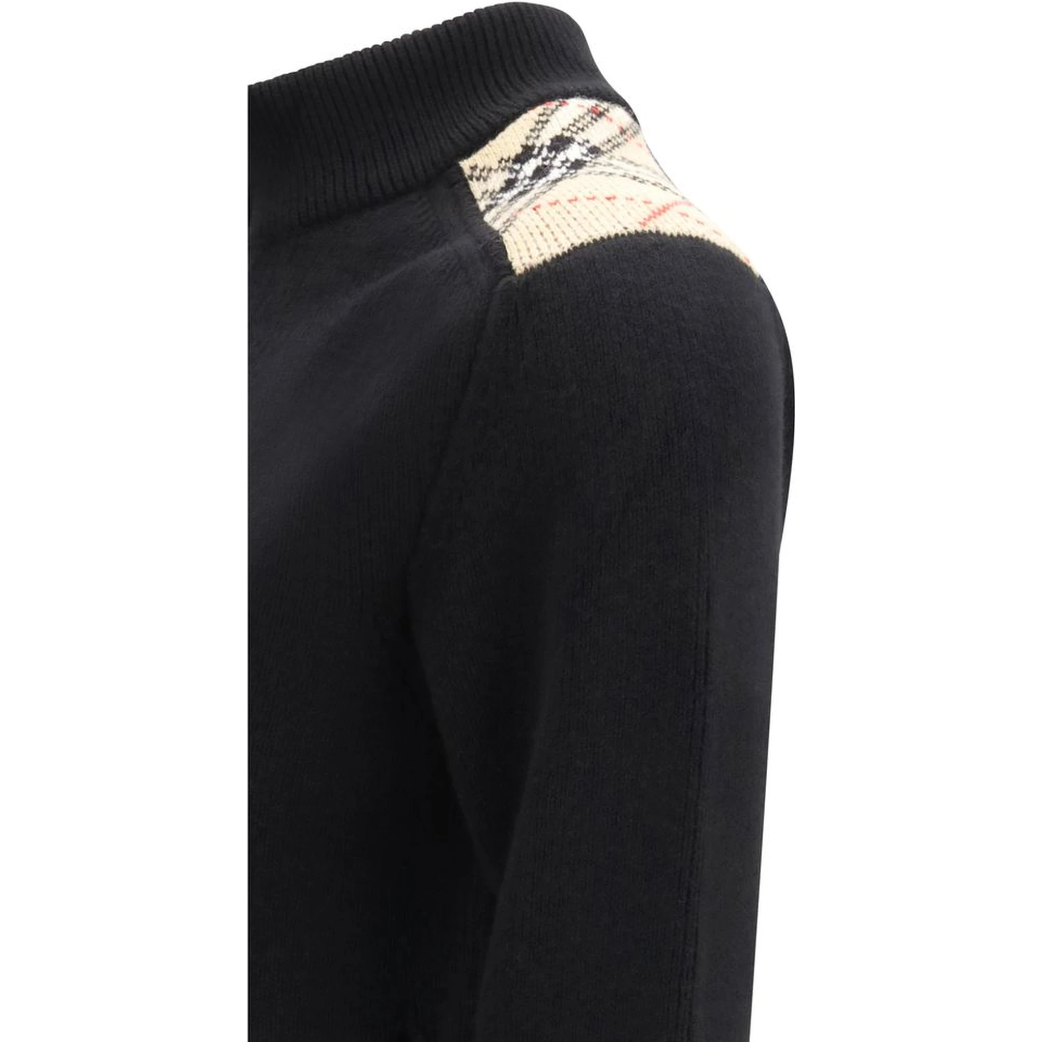 Black Wool Cardigan