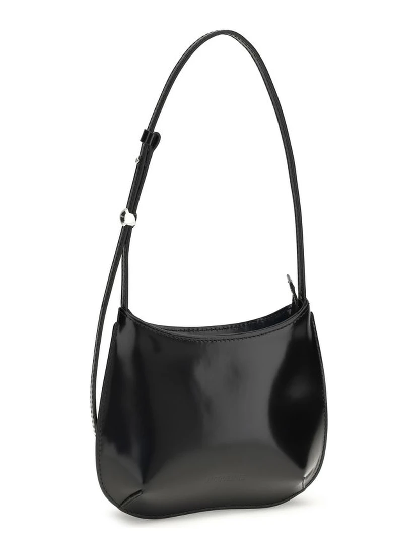 Black Calf Leather Bos Taurus Shoulder Bag