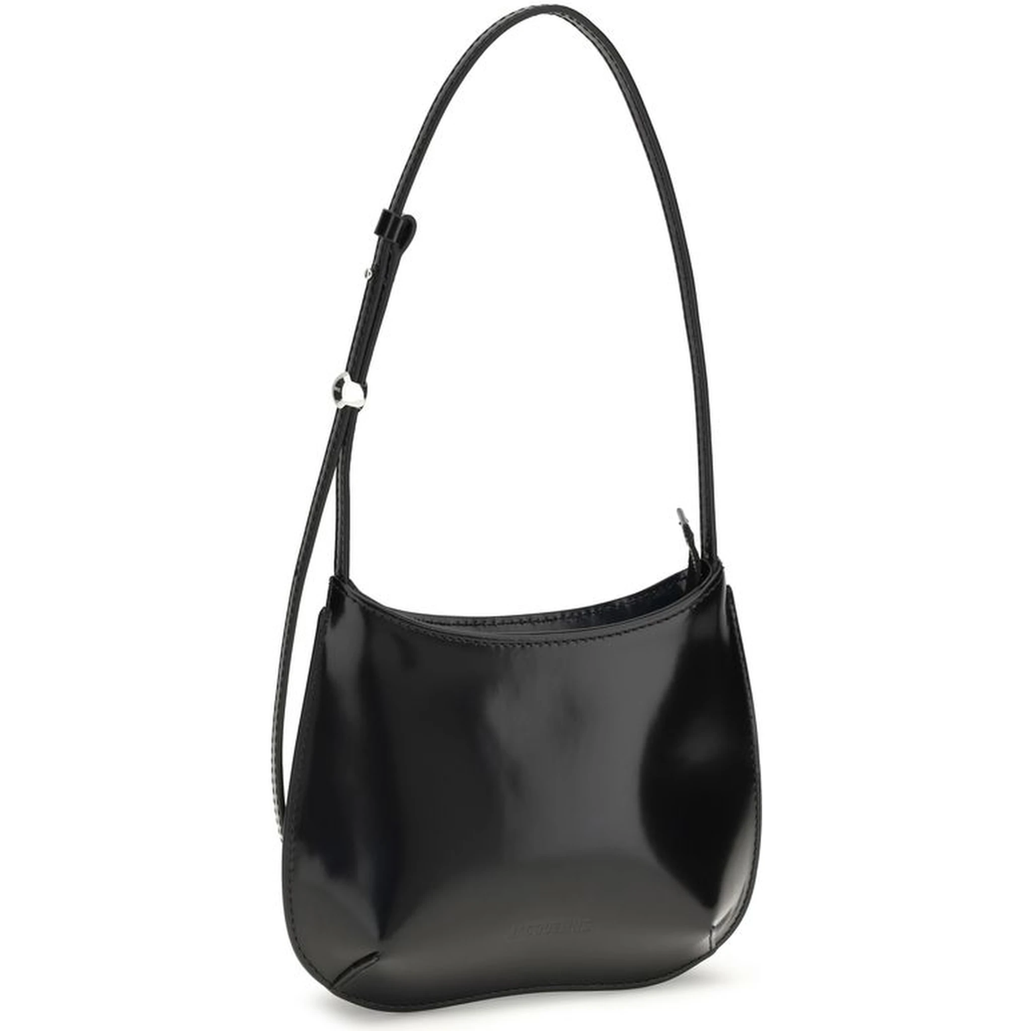 حقيبة كتف بوس توروس من جلد العجل الأسود