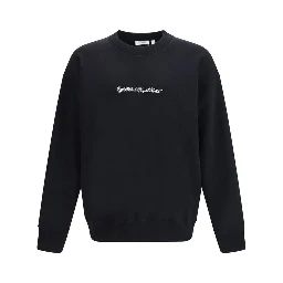 Black Cotton Sweatshirt