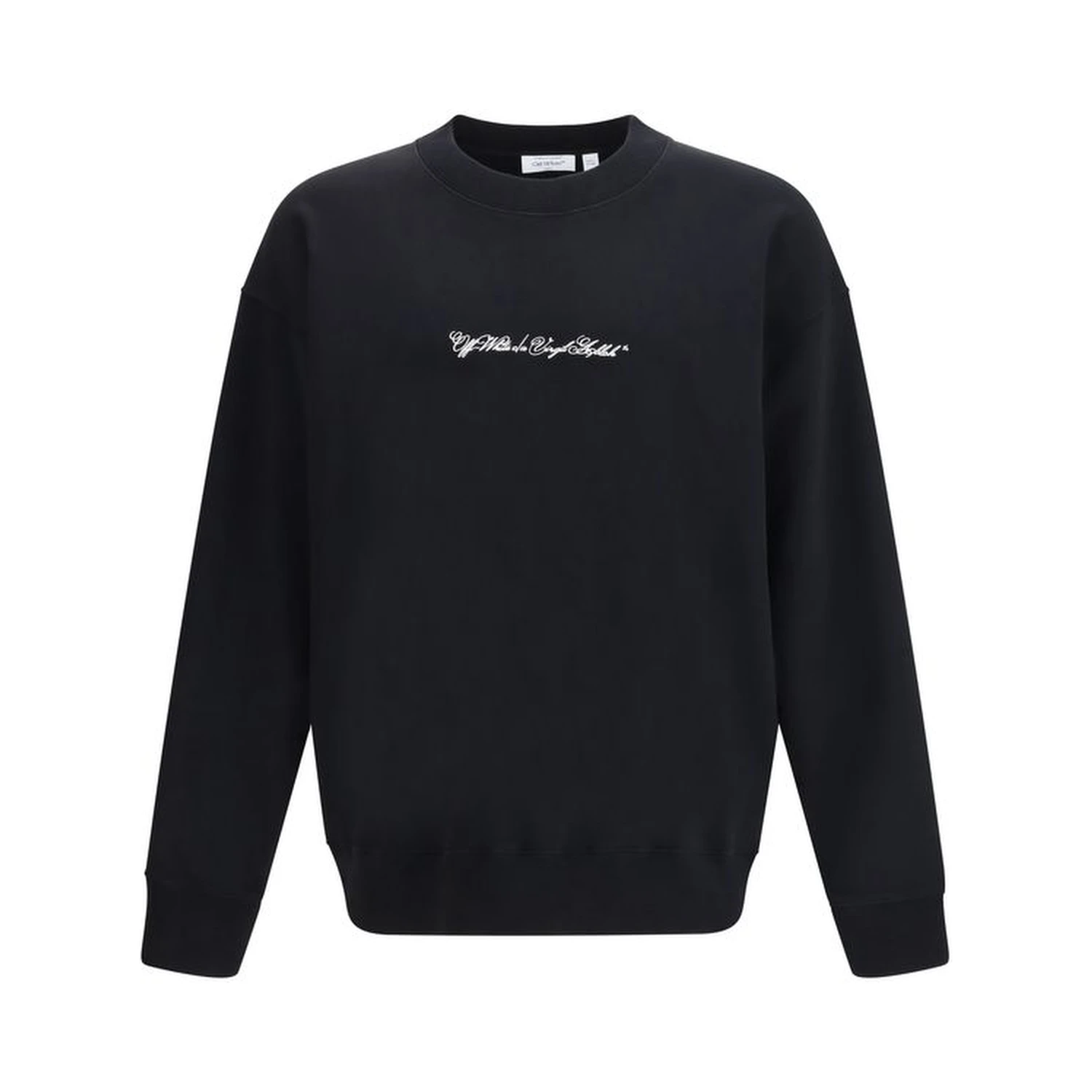 Black Cotton Sweatshirt