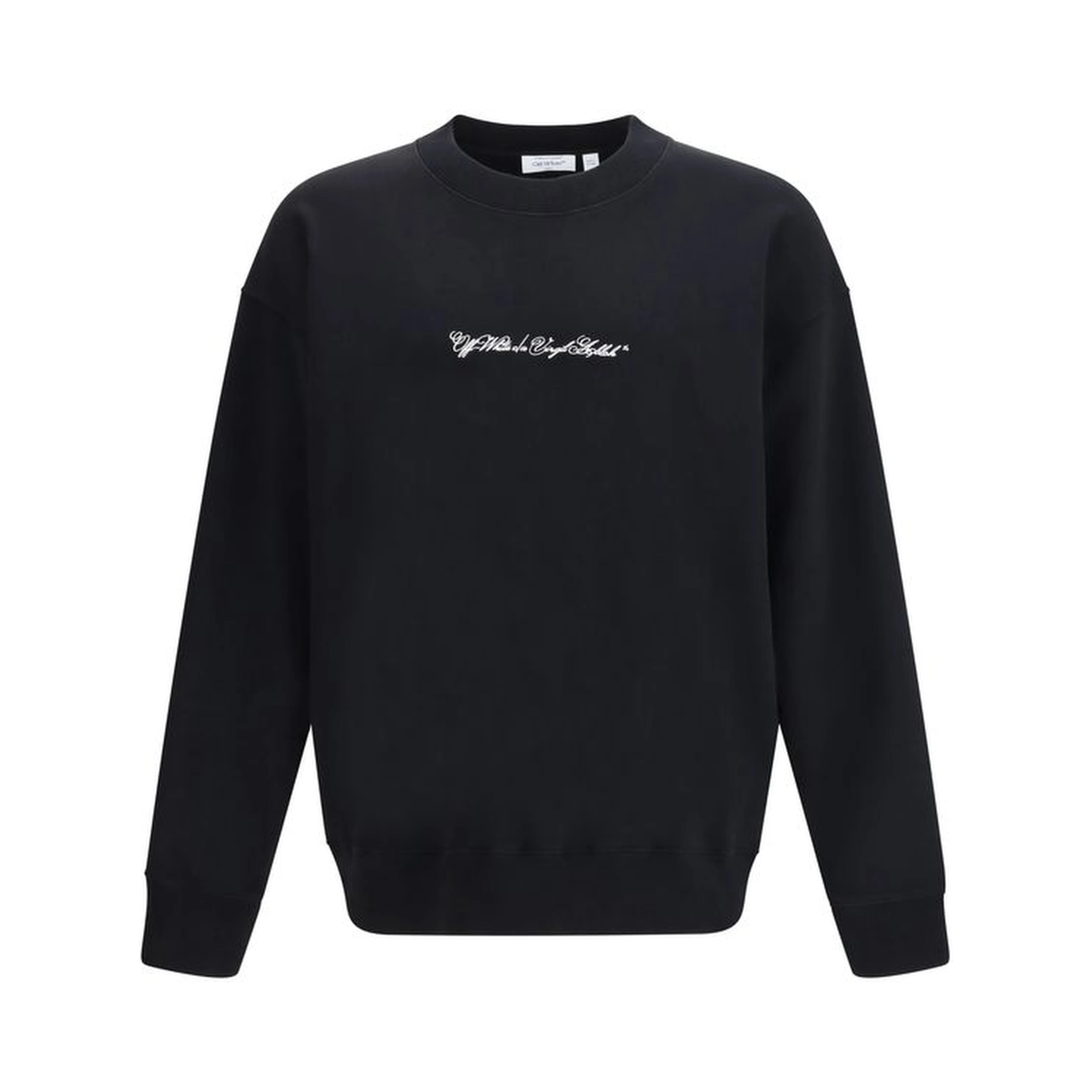 Black Cotton Sweatshirt