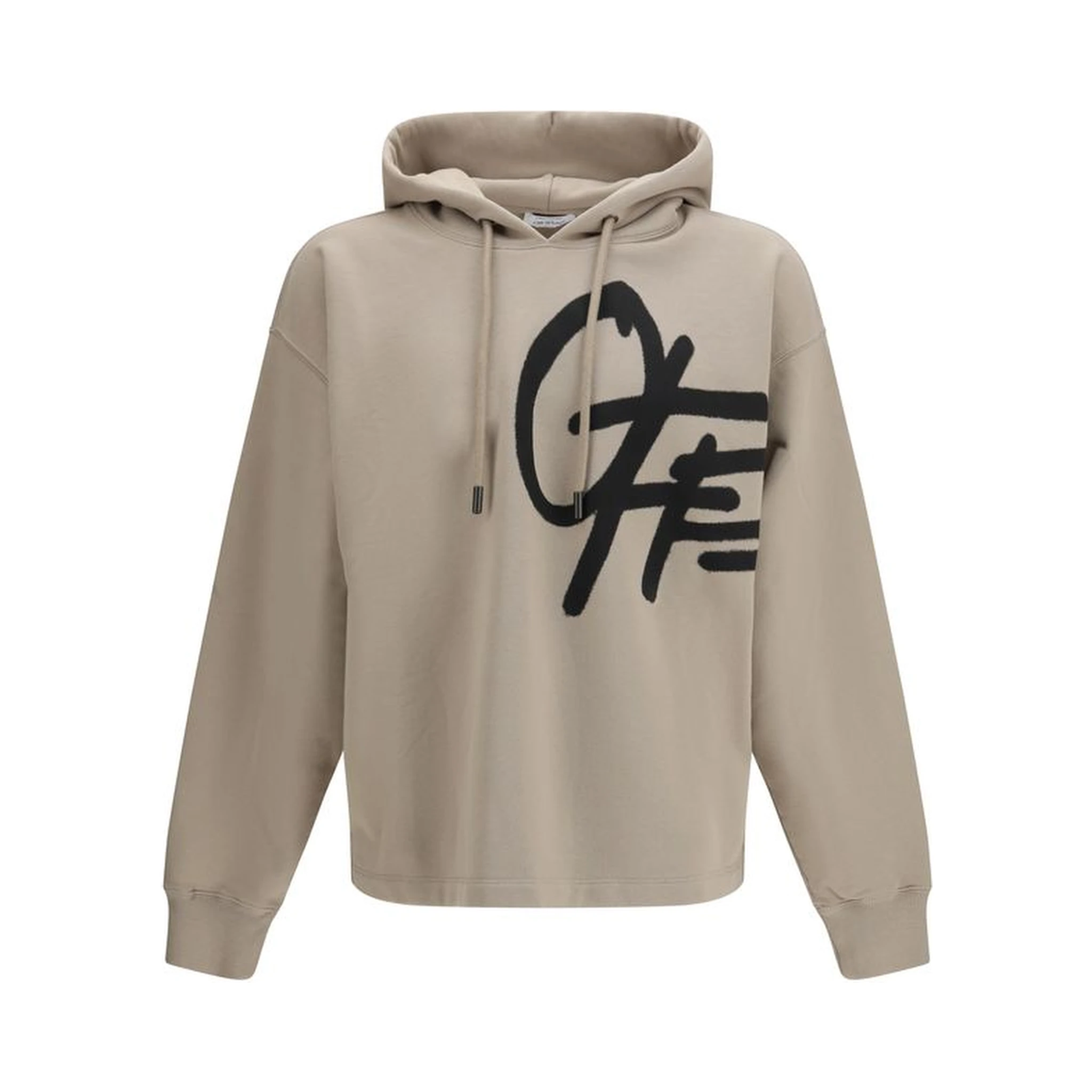 Beige Cotton Sweatshirt