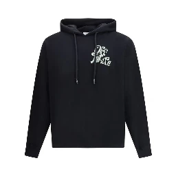 Black Cotton Sweatshirt