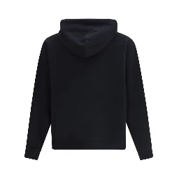 Black Cotton Sweatshirt