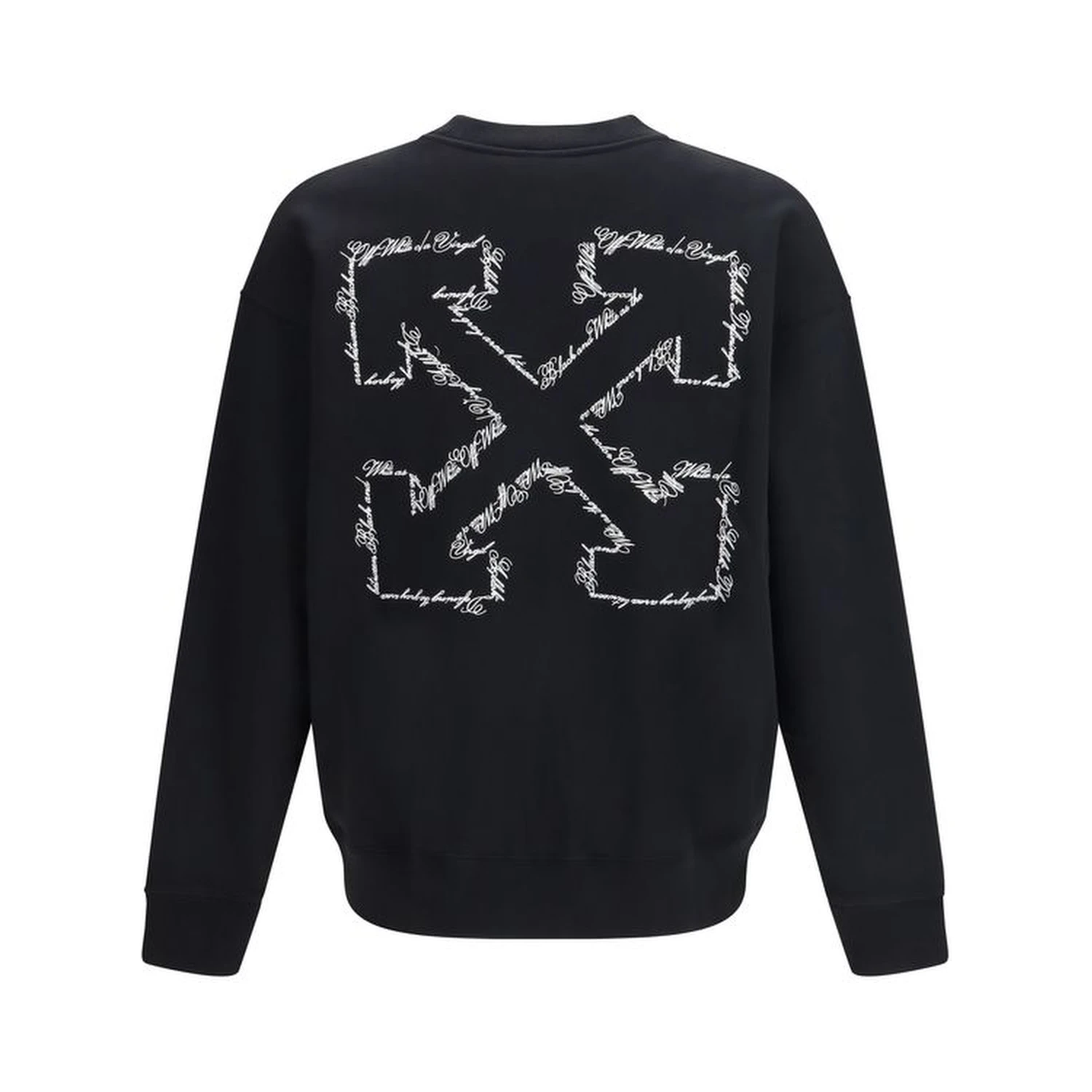 Black Cotton Sweatshirt