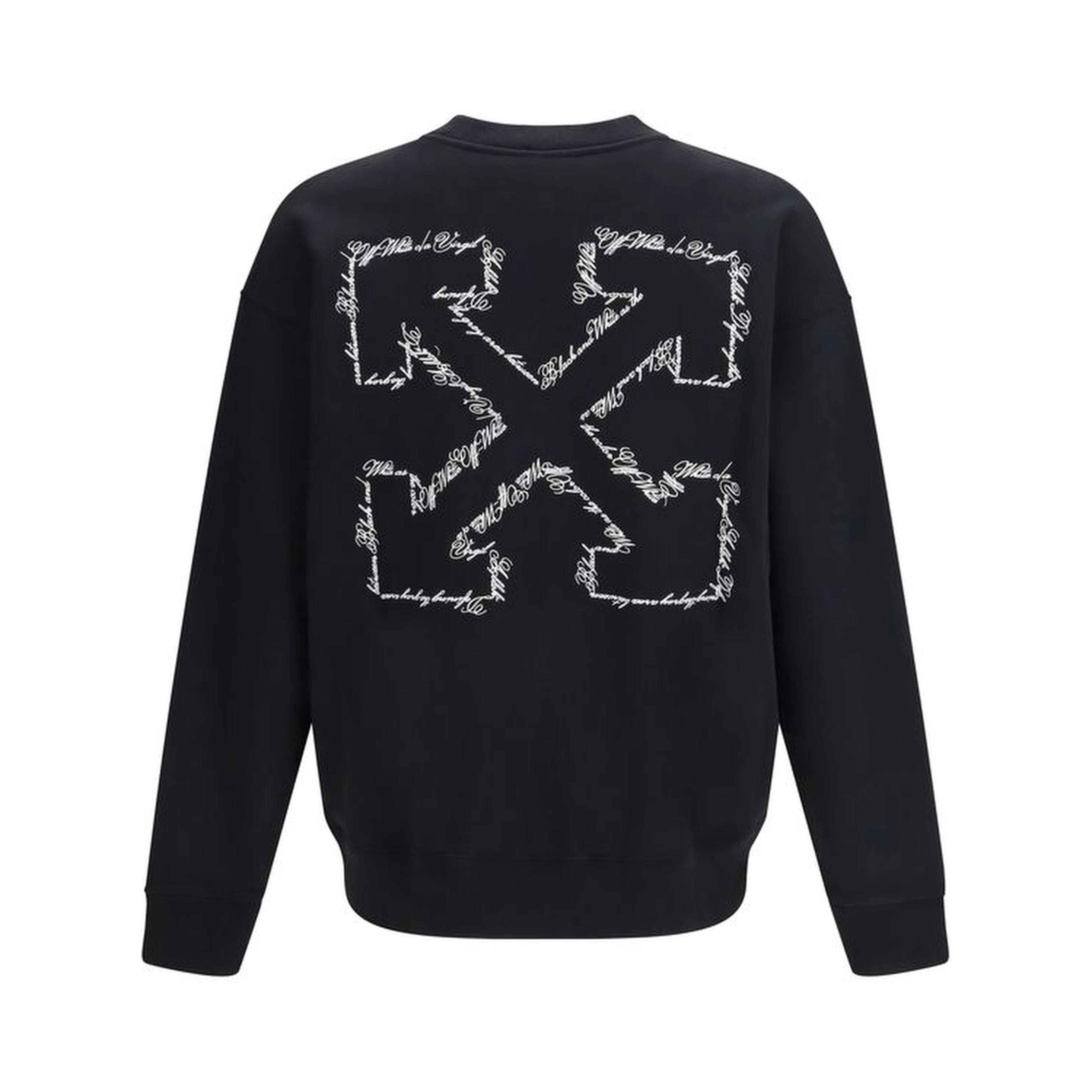 Black Cotton Sweatshirt